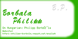 borbala philipp business card